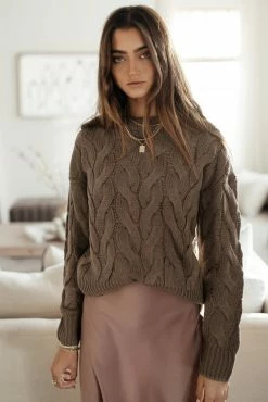 Vero Moda Leah Sweater In Brown - FINAL SALE