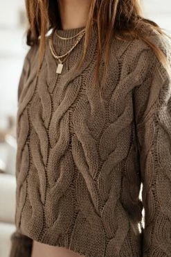 Vero Moda Leah Sweater In Brown - FINAL SALE