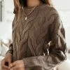 Vero Moda Leah Sweater In Brown - FINAL SALE