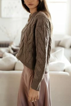 Vero Moda Leah Sweater In Brown - FINAL SALE