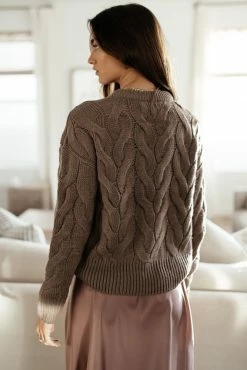 Vero Moda Leah Sweater In Brown - FINAL SALE