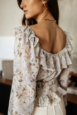 DRESS FORUM Laila Floral Blouse - FINAL SALE