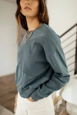 GINGER G Elena Top In Taupe - FINAL SALE