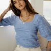 Vero Moda Rochelle Sweater In Blue