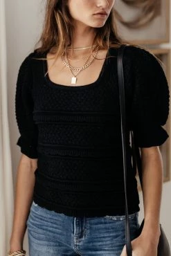 Vero Moda Rochelle Sweater In Black