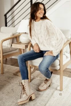 Vero Moda Leah Sweater In Ivory - FINAL SALE Tops