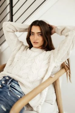 Vero Moda Leah Sweater In Ivory - FINAL SALE Tops