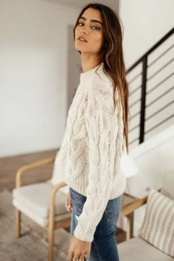 Vero Moda Leah Sweater In Ivory - FINAL SALE Tops