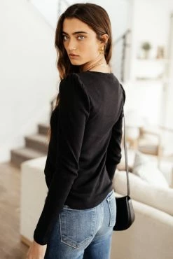 Vero Moda Hensely Top In Black - FINAL SALE