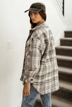 Hot Sale ❤️ LUSH CLOTHING Gretel Plaid Shacket - FINAL SALE ⭐ 9 LUSH CLOTHING Gretel Plaid Shacket - FINAL SALE