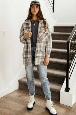 Hot Sale ❤️ LUSH CLOTHING Gretel Plaid Shacket - FINAL SALE ⭐ 8 LUSH CLOTHING Gretel Plaid Shacket - FINAL SALE