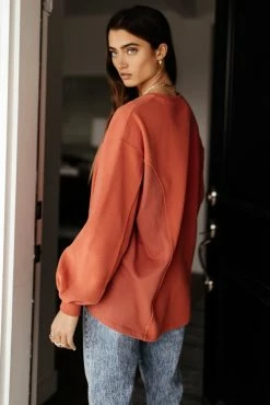 WORUI Sale Blythe Pullover In Coral