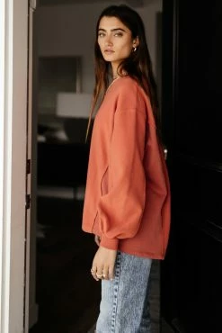 WORUI Sale Blythe Pullover In Coral