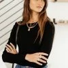 Vero Moda Marceletta Sweater In Black Sweaters