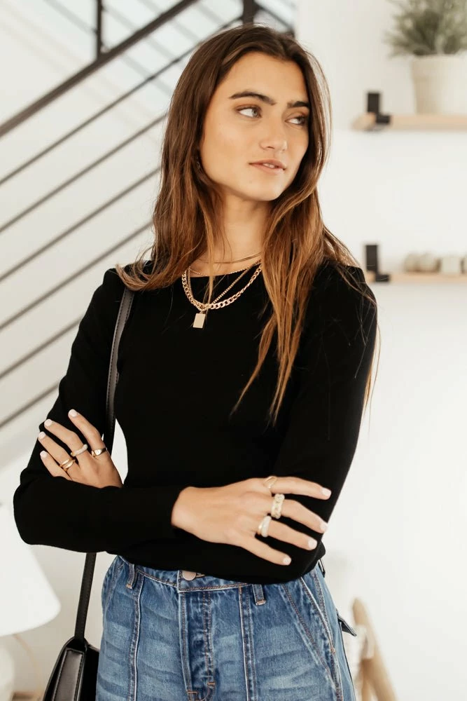 Outlet π Vero Moda Marceletta Sweater In Black Sweaters β 1 Vero Moda Marceletta Sweater In Black Sweaters