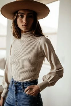 Deals 👍 PROMESA Emily Ribbed Bodysuit In Cream - FINAL SALE 🛒 9 PROMESA Emily Ribbed Bodysuit In Cream - FINAL SALE