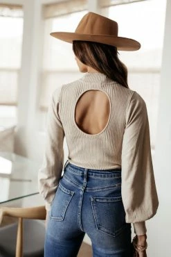 Deals 👍 PROMESA Emily Ribbed Bodysuit In Cream - FINAL SALE 🛒 8 PROMESA Emily Ribbed Bodysuit In Cream - FINAL SALE