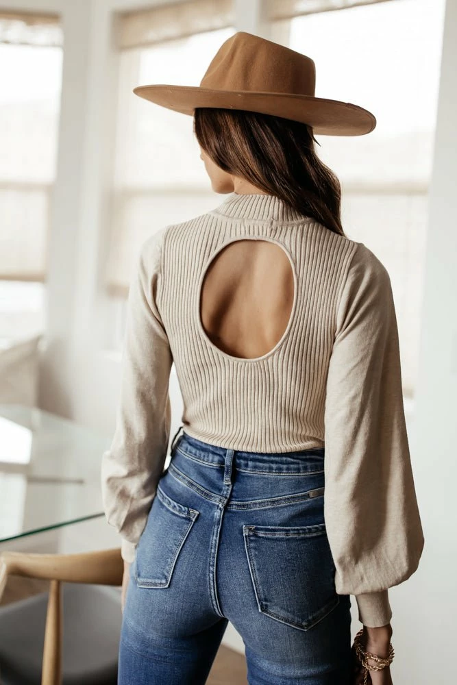 Deals 👍 PROMESA Emily Ribbed Bodysuit In Cream - FINAL SALE 🛒 4 PROMESA Emily Ribbed Bodysuit In Cream - FINAL SALE