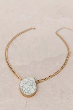 LA RADIANT VAL JEAN GLOBAL Samirah Oval Necklace - FINAL SALE Jewelry