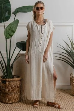 MAIZE Emie Cover-Up Dress In Black - FINAL SALE