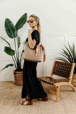 MAIZE Emie Cover-Up Dress In Black - FINAL SALE