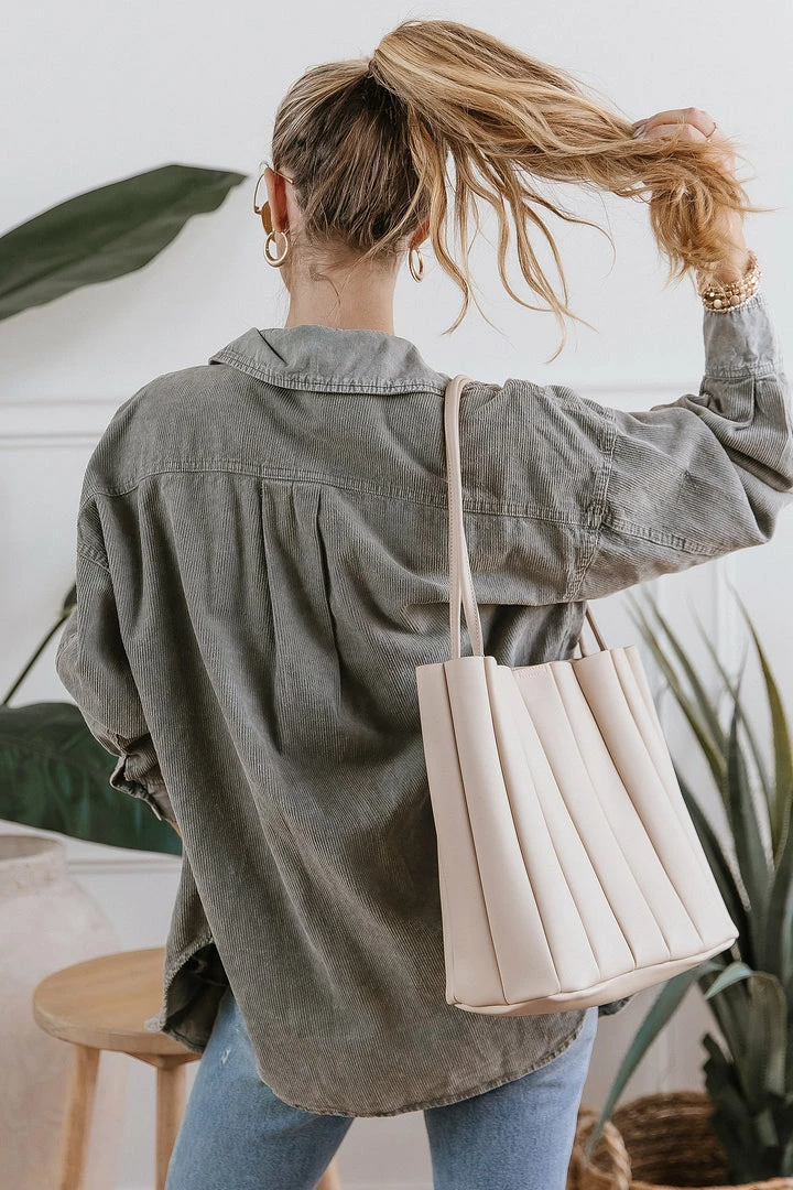 Brand new 😉 Mustard Seed Meret 👚 Shirt Jacket In Grey - FINAL SALE ⭐ 8 Mustard Seed Meret Shirt Jacket In Grey - FINAL SALE