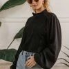 SINA Carsyn Sweater In Black - FINAL SALE