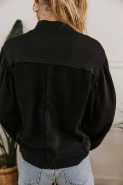 SINA Carsyn Sweater In Black - FINAL SALE
