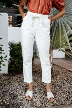 GILLI Moon Beam Paper Bag Pants - FINAL SALE