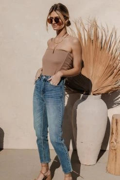 WORUI Theresa Top In Tan - FINAL SALE Tops