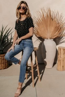 KanCan Tayla Mom Jeans In Medium Wash - FINAL SALE