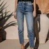 KanCan Tayla Mom Jeans In Medium Wash - FINAL SALE