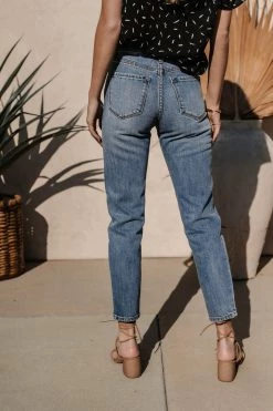 KanCan Tayla Mom Jeans In Medium Wash - FINAL SALE