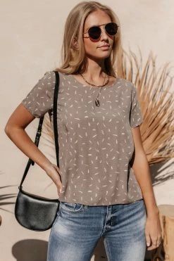 FINAL TOUCH COLLECTION Victoria Shirt In Black- FINAL SALE