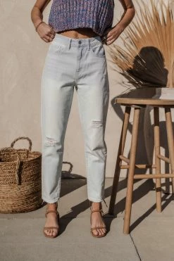 PLASTIC Flying Monkey Straight Away Light Wash Denim - FINAL SALE