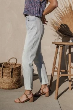 PLASTIC Flying Monkey Straight Away Light Wash Denim - FINAL SALE