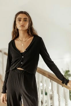 Vero Moda Ryann Top In Black - FINAL SALE