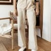 CRESCENT Adora Corduroy Pants In Beige - FINAL SALE