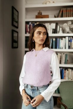Sweaters Vero Moda Ruth Sweater Vest In Lavender