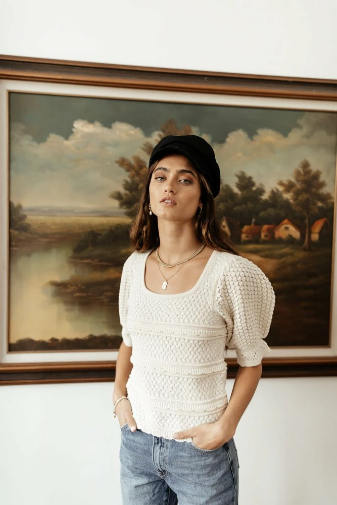 Cheapest 👍 Tops Vero Moda Rochelle Sweater In Cream 🔥 8 Tops Vero Moda Rochelle Sweater In Cream