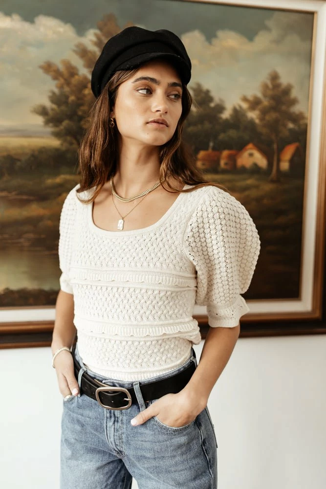 Cheapest 🛒 Vero Moda Rochelle Sweater In Blue 🥰 16 Vero Moda Rochelle Sweater In Blue