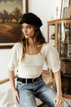 Cheapest 👍 Tops Vero Moda Rochelle Sweater In Cream 🔥 14 Tops Vero Moda Rochelle Sweater In Cream