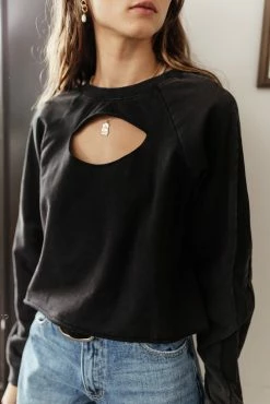 SINA Leni Pullover In Black - FINAL SALE