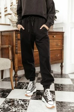 SINA Leni Jogger In Black - FINAL SALE