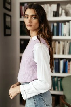 Sweaters Vero Moda Ruth Sweater Vest In Lavender