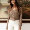 Tops Vero Moda Ryann Top In Brown - FINAL SALE