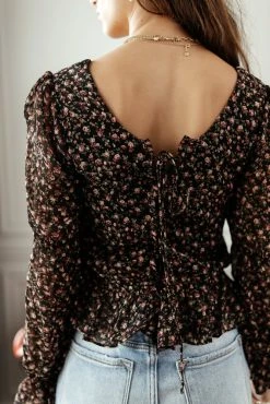 PROMESA Daryl Floral Top - FINAL SALE