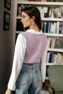 Sweaters Vero Moda Ruth Sweater Vest In Lavender