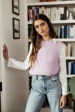Sweaters Vero Moda Ruth Sweater Vest In Lavender