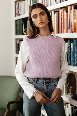 Sweaters Vero Moda Ruth Sweater Vest In Lavender